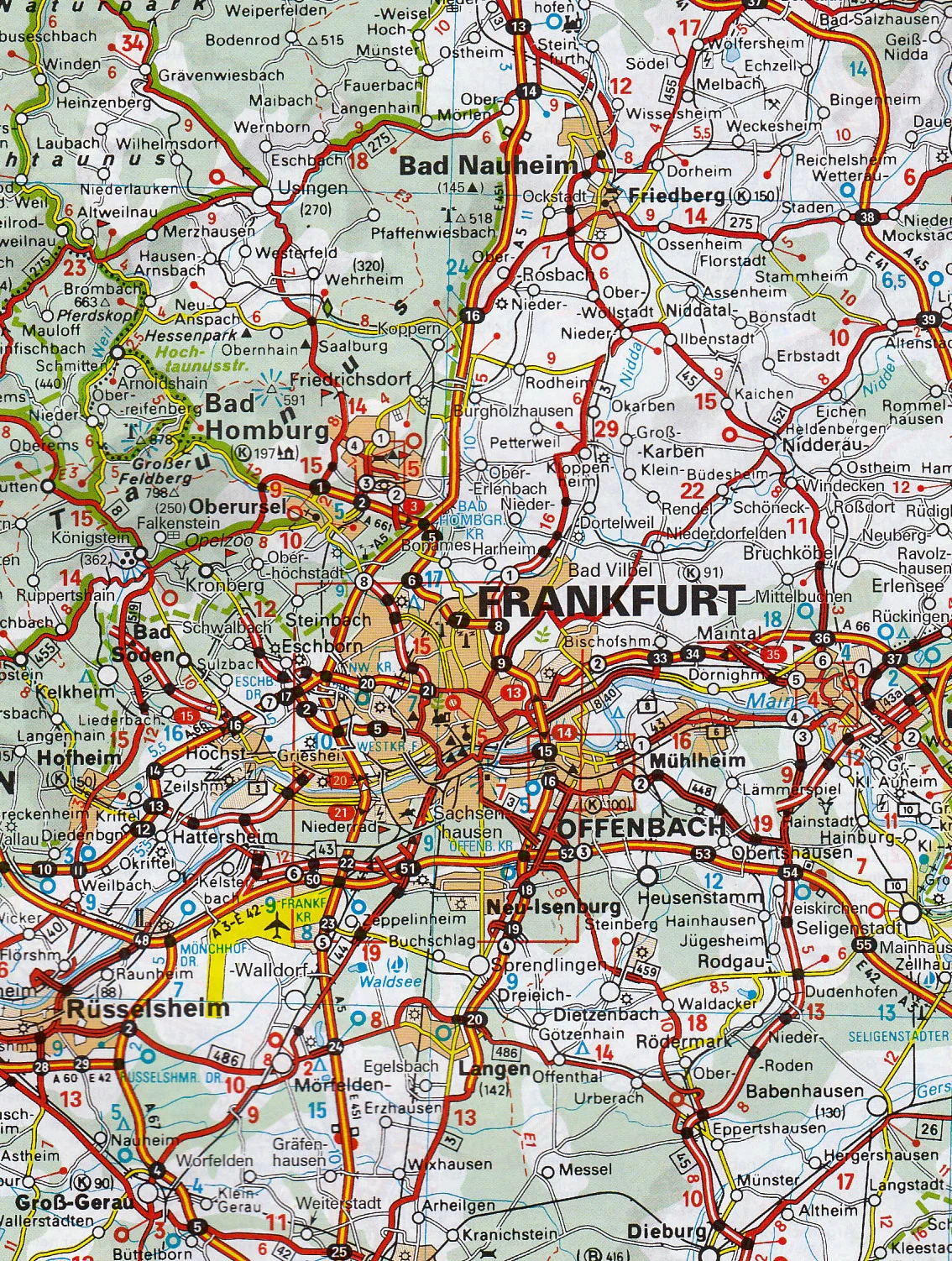 Germany, Benelux, Austria, Switzerland, Czech Republic Road Atlas Michelin - Image 2