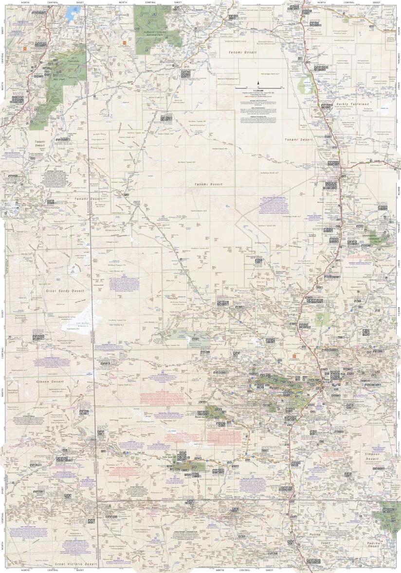Great Desert Tracks Central Sheet Hema Map - Image 3