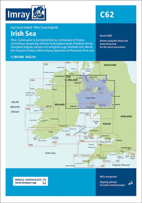Harwich to Hoek van Holland and Dover Strait Imray Chart