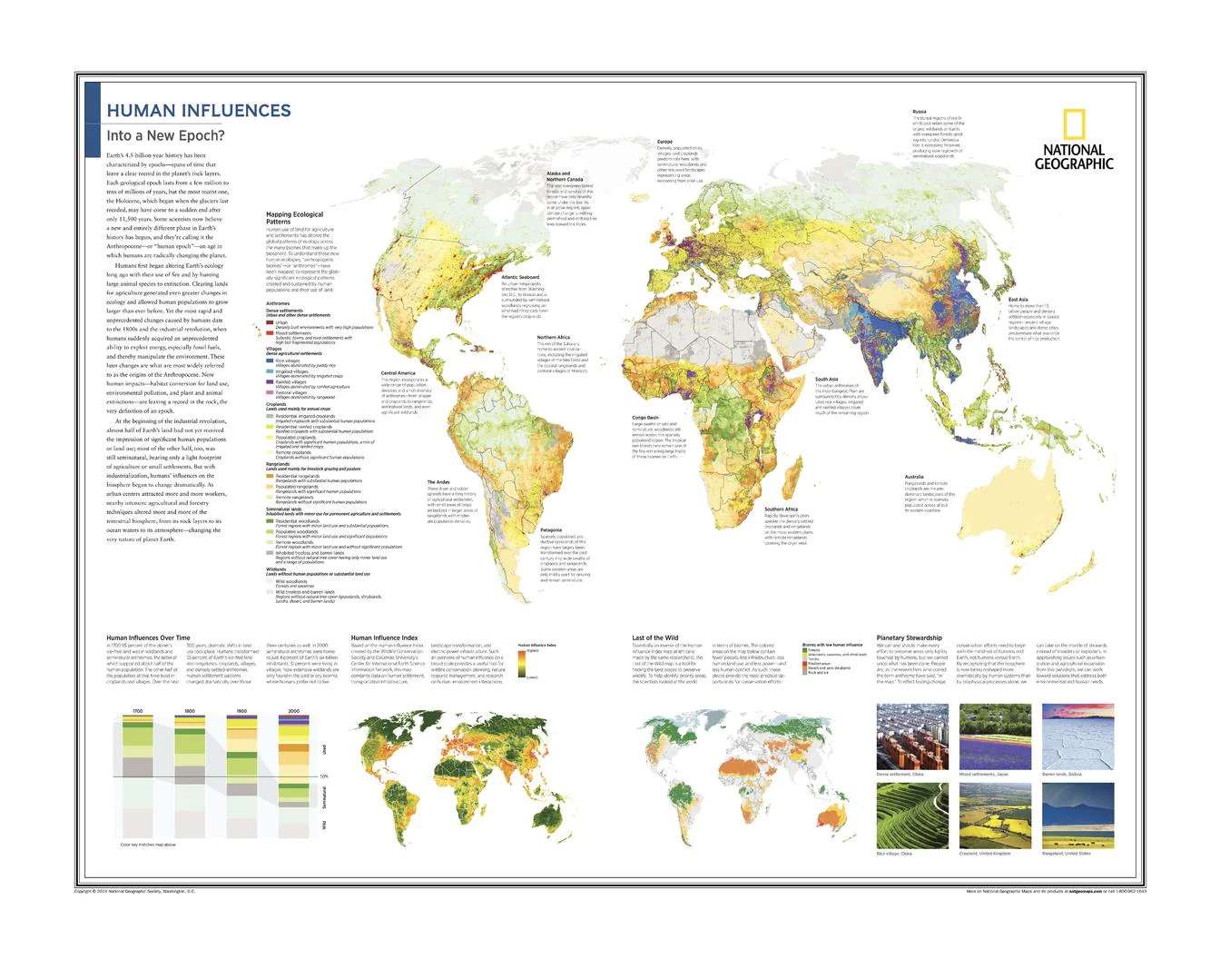 Human Influences: Into a New Epoch? - Atlas of the World, 10th Edition by National Geographic