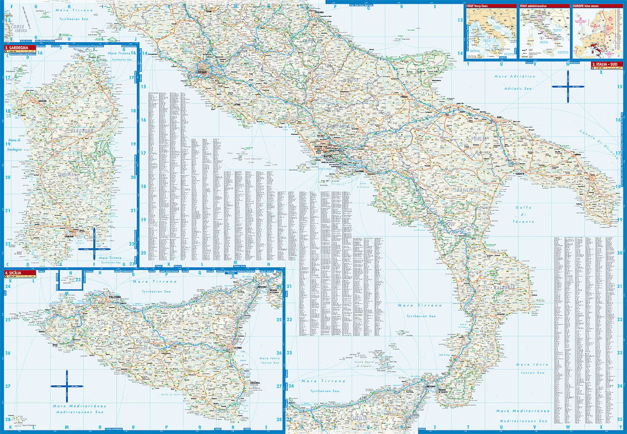 Italy Borch Folded Laminated Map - Image 3