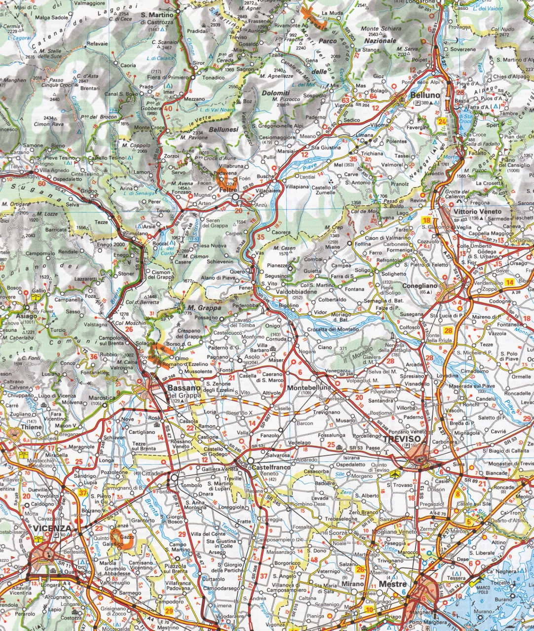 Italy North East Map Michelin 562 - Image 4