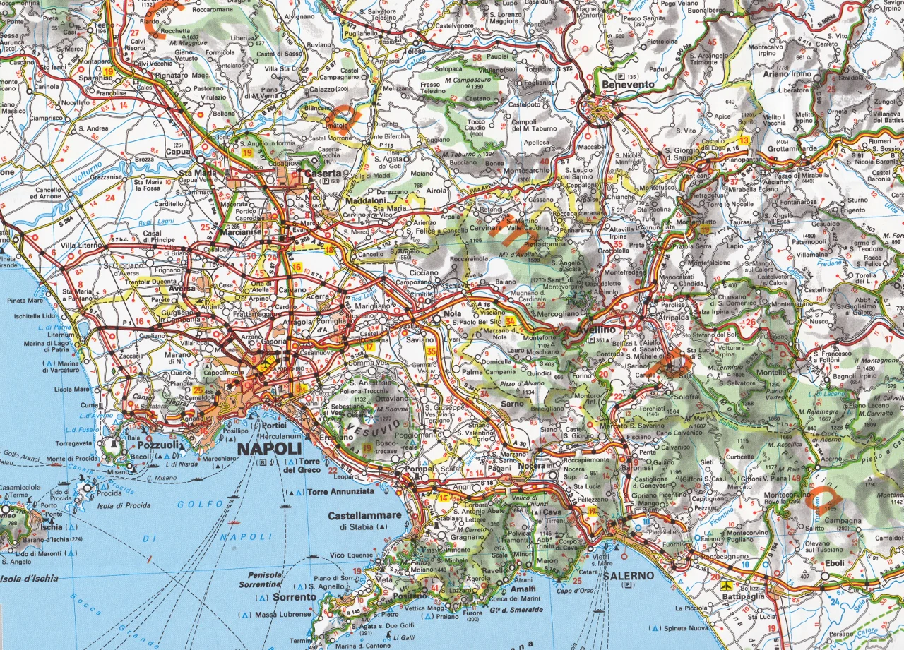 Italy South Map Michelin 564 - Image 4