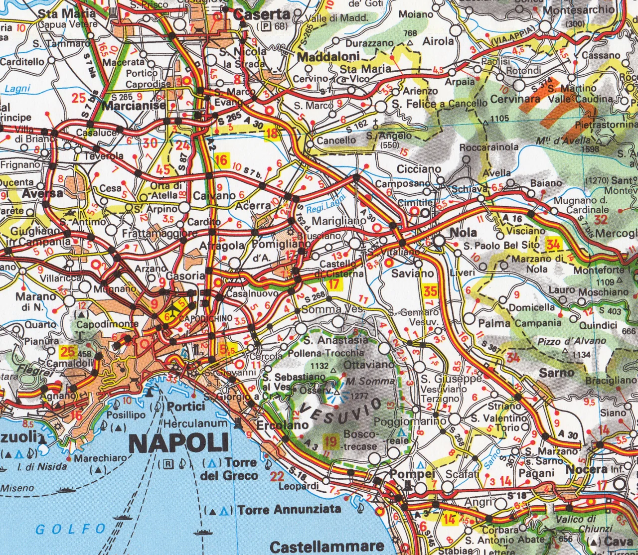 Italy South Map Michelin 564 - Image 5