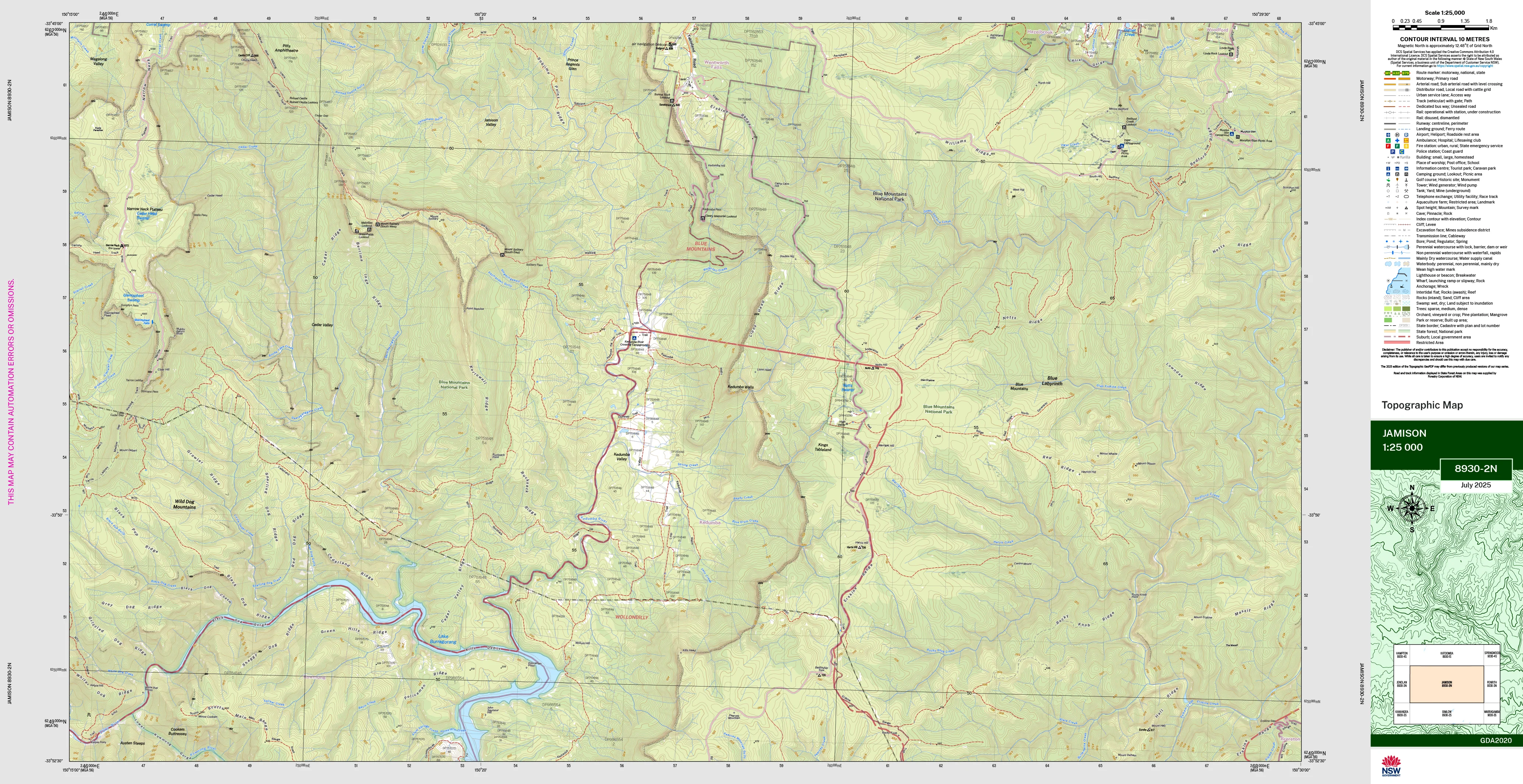 Jamison 8930-2N Topographic Map 1:25k
