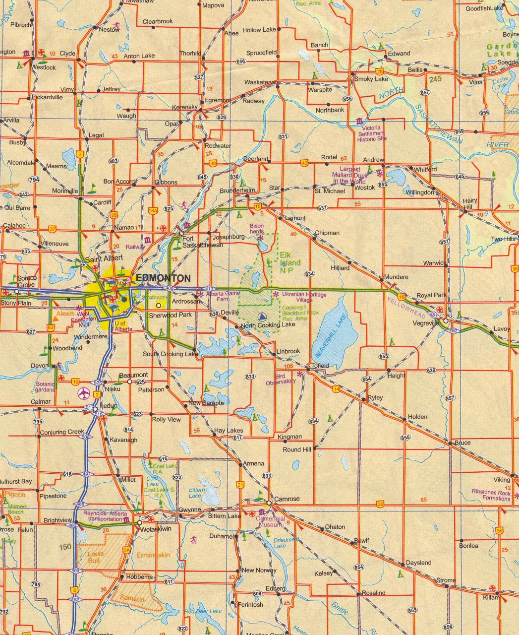 Jasper National Park & Northern Alberta ITMB Map - Image 3