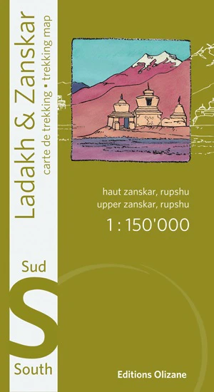 Ladakh & Zanskar South Olizane Specialist Folded Map