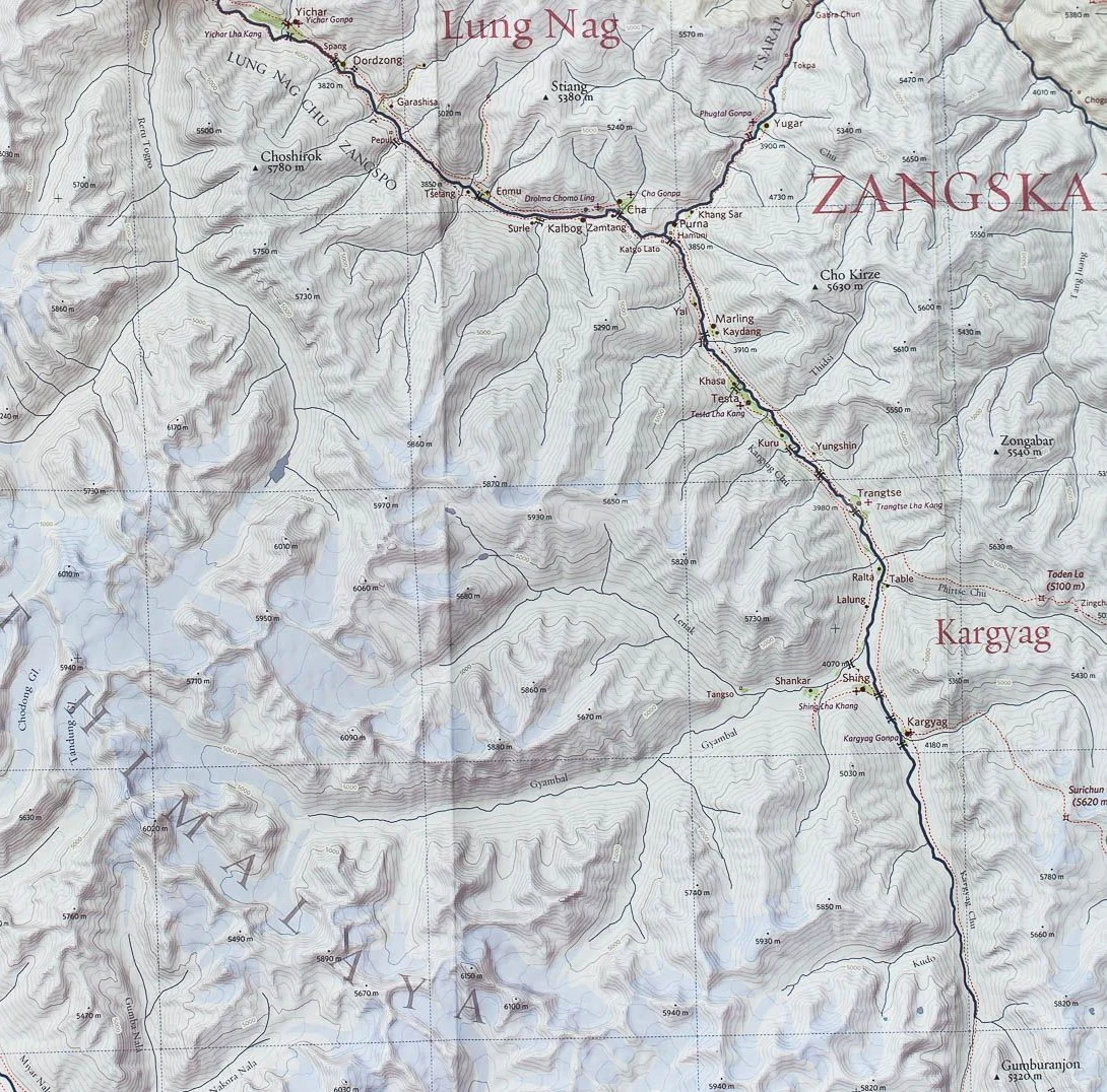 Ladakh & Zanskar South Olizane Specialist Folded Map - Image 4