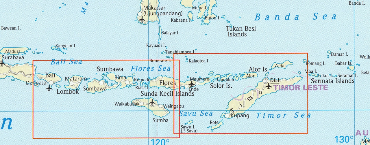 Lesser Sunda Islands Folded Map Reise - Image 2