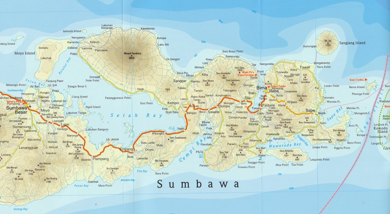 Lesser Sunda Islands Folded Map Reise - Image 3