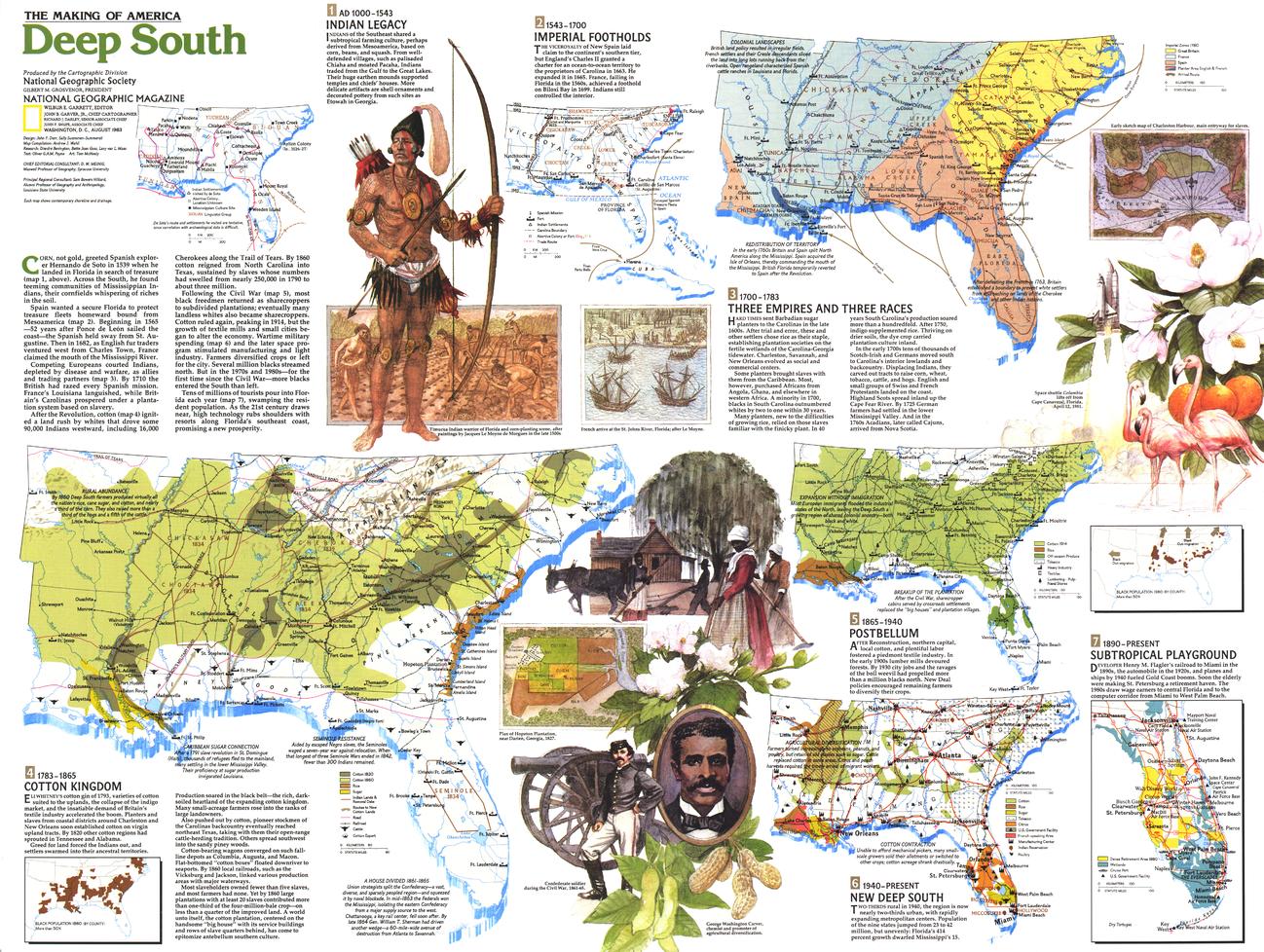 Making of America, Deep South Theme - Published 1983 by National Geographic