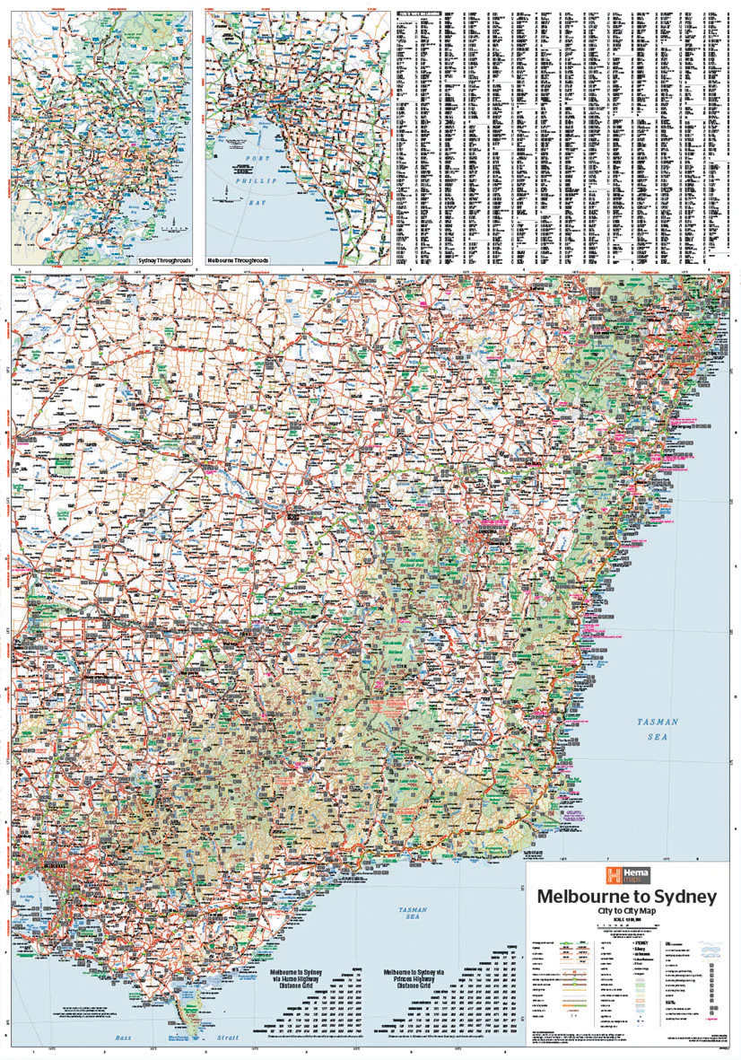Melbourne to Sydney Hema Map - Image 3