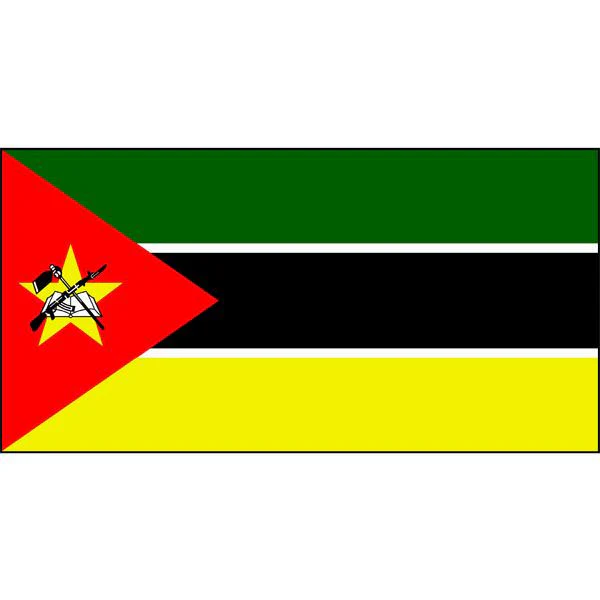 Mozambique Flag 1800 x 900mm