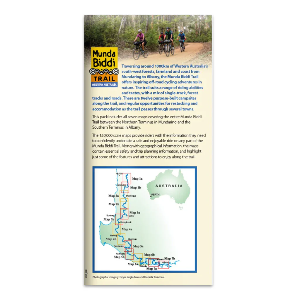 Munda Biddi Trail Map Pack – Complete 7-Map Boxed Set - Image 2