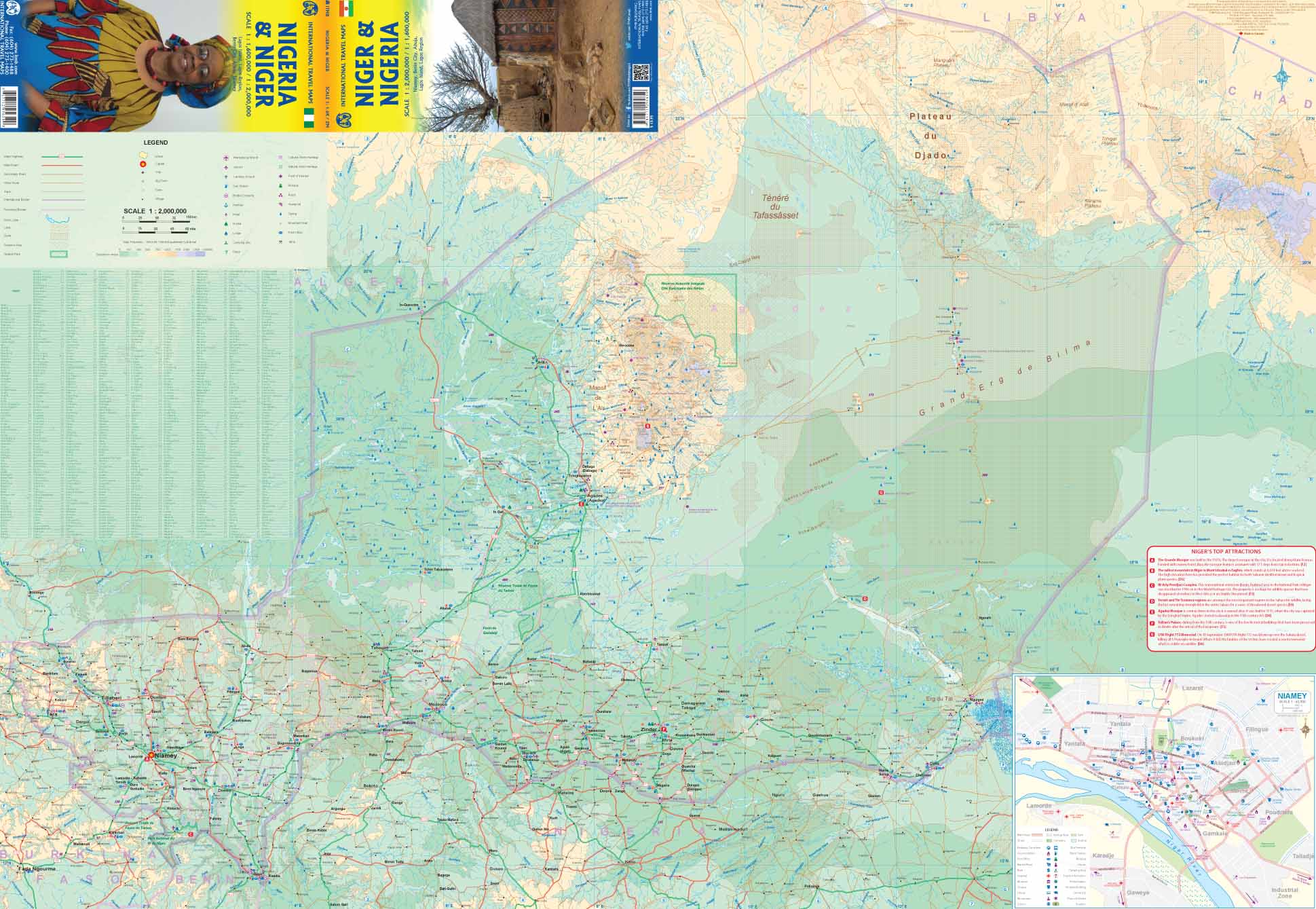 Nigeria & Niger ITMB Map - Image 2