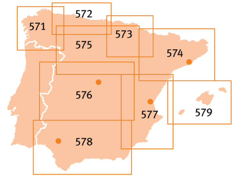 Spain North West - Asturias, Cantabria Michelin Map 572 - Image 6