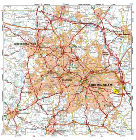 Northern England Midlands Michelin Map 502 - Image 4