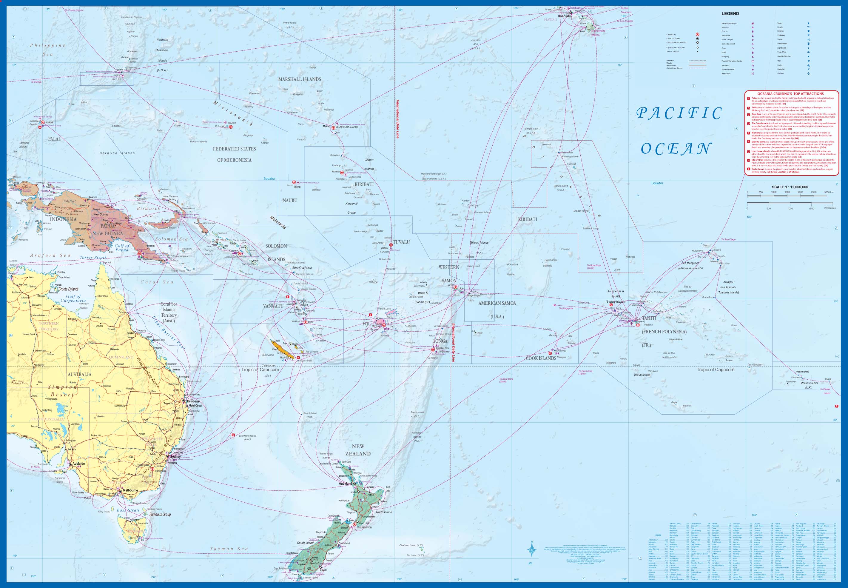 New Caledonia & Oceania Cruising Map – ITMB - Image 3