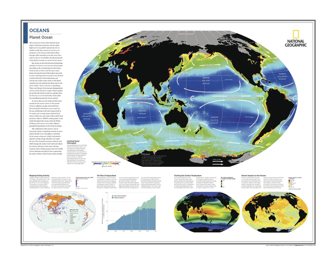 Oceans: Planet Ocean - Atlas of the World, 10th Edition by National Geographic