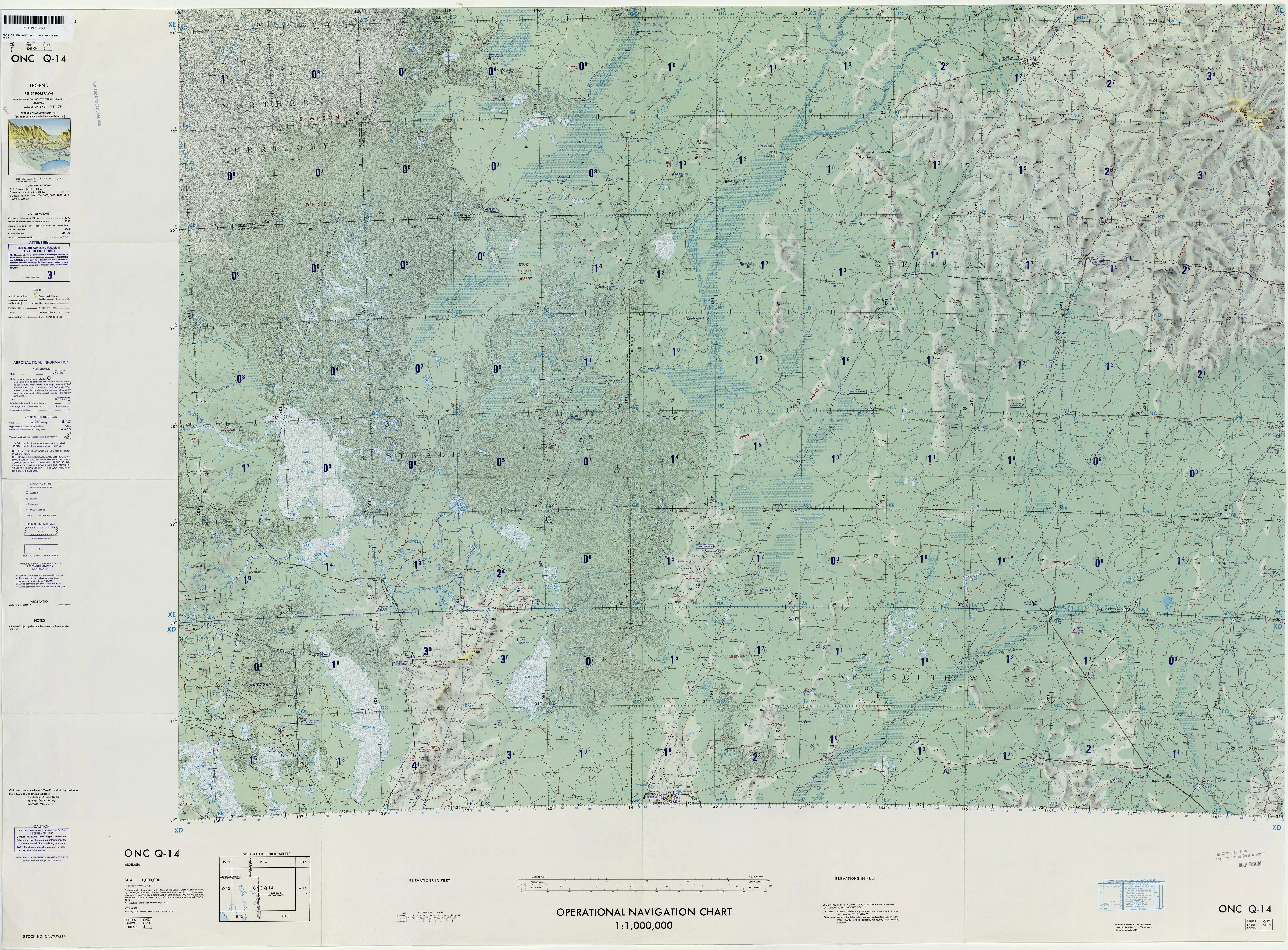 ONC CHARTS AUSTRALIA Q-14