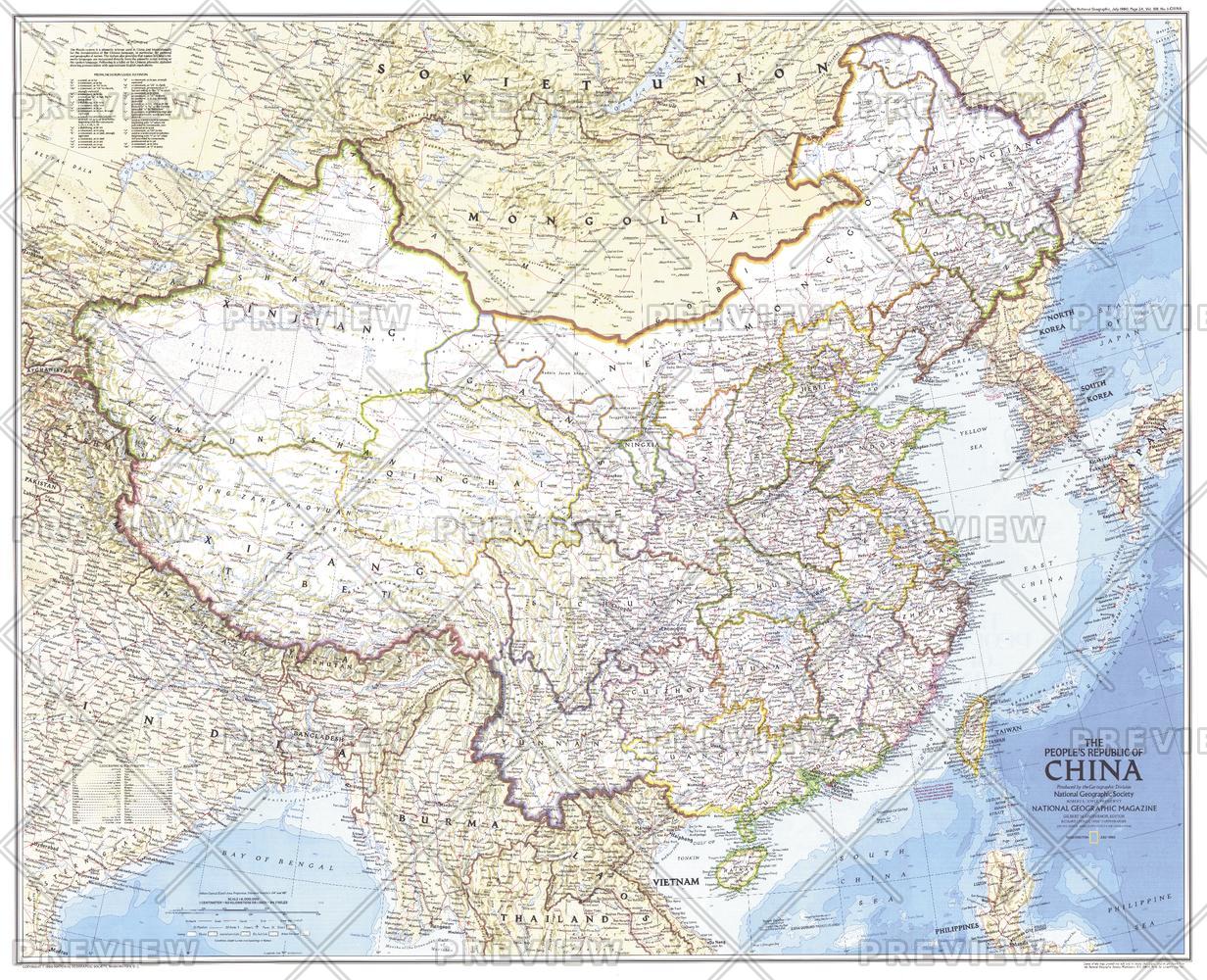 Peoples of China - Published 1980 by National Geographic - Image 2