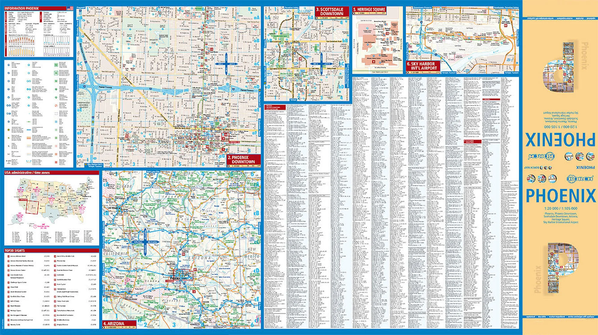 Phoenix Borch Folded Laminated Map - Image 2