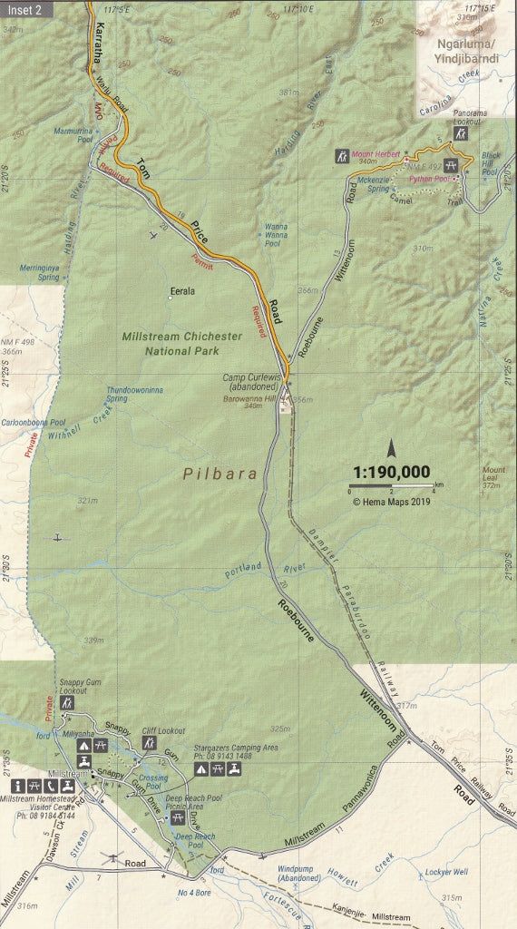 Pilbara & Coral Coast Hema Map 9th Edition - Image 6