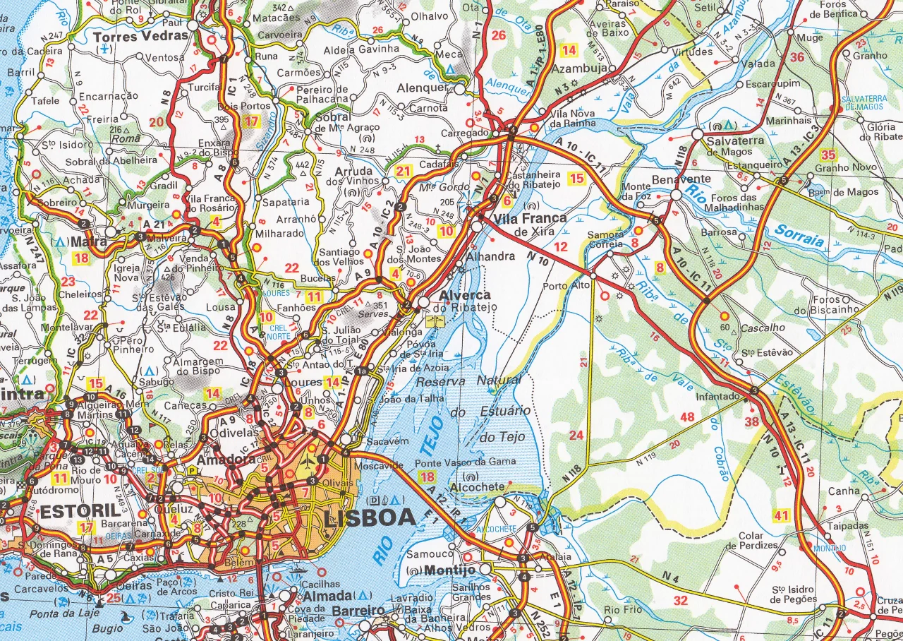 Portugal Michelin Map 733 - Image 4