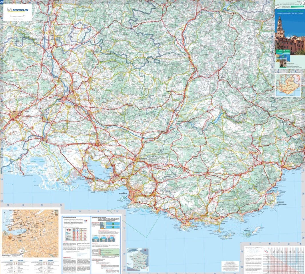 France Provence-Alps-French Riviera 527 Michelin Map - Image 4