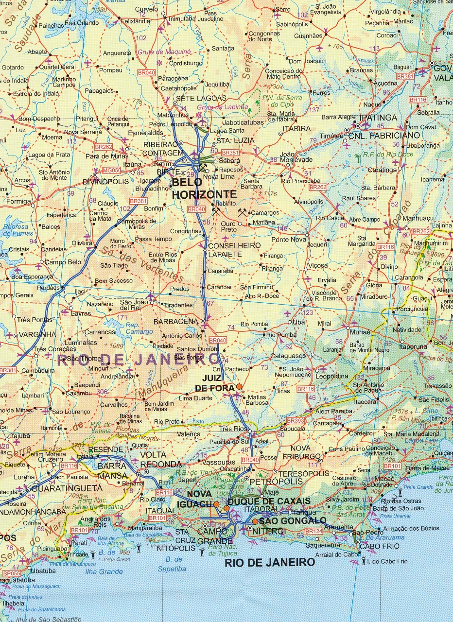 Rio de Janeiro & Brazil East Coast ITMB Map - Image 4