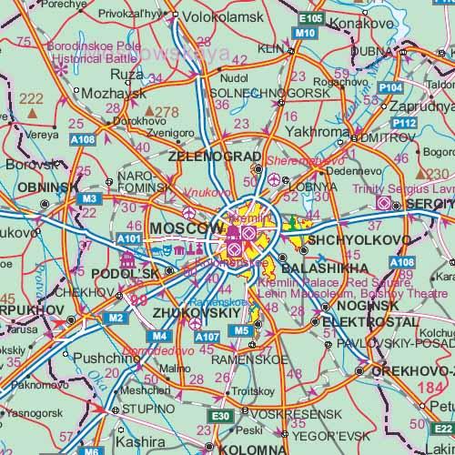 Russia West & St Petersburg ITMB Map - Image 4