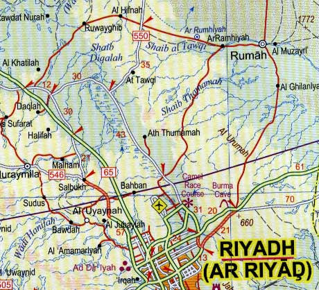 Saudi Arabia - Kuwait ITMB Map - Image 3