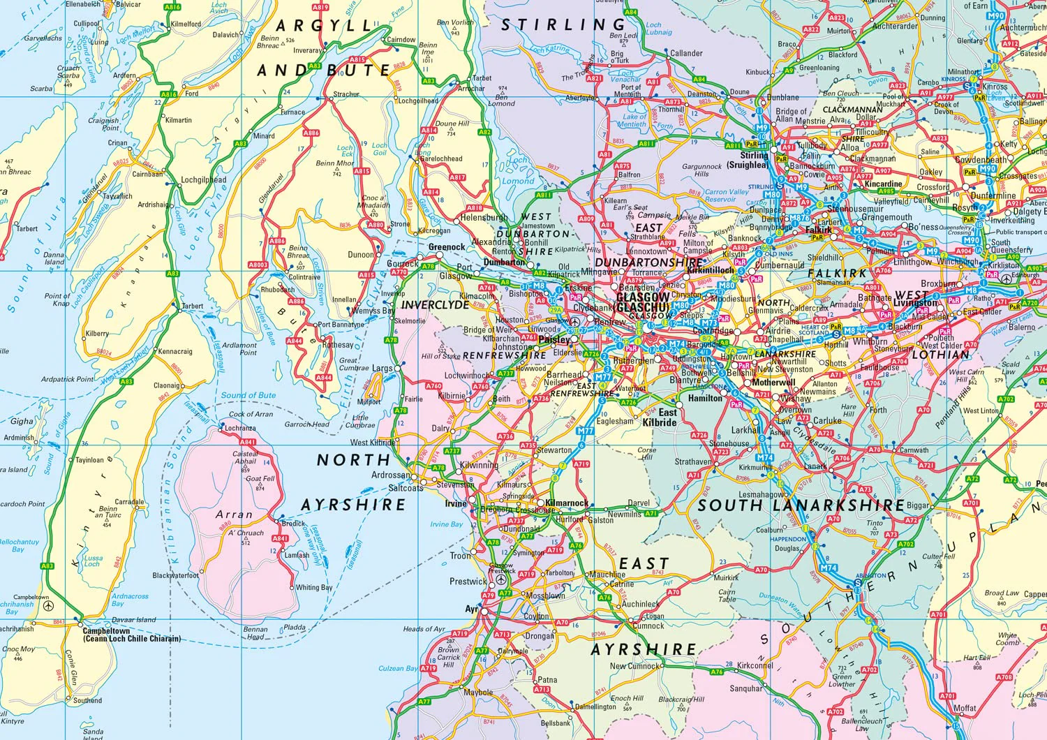 Scotland Collins Folded Map 2027 - Image 4