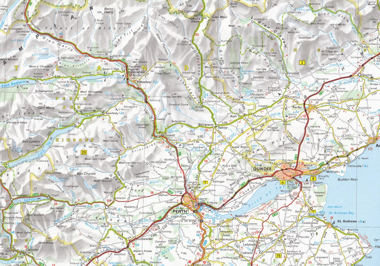 Scotland Michelin Map 501 - Regional Road & Travel Map - Image 5