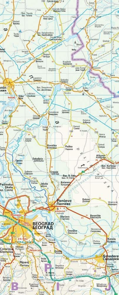 Serbia Reise Know-How Folded Travel Map - Image 5
