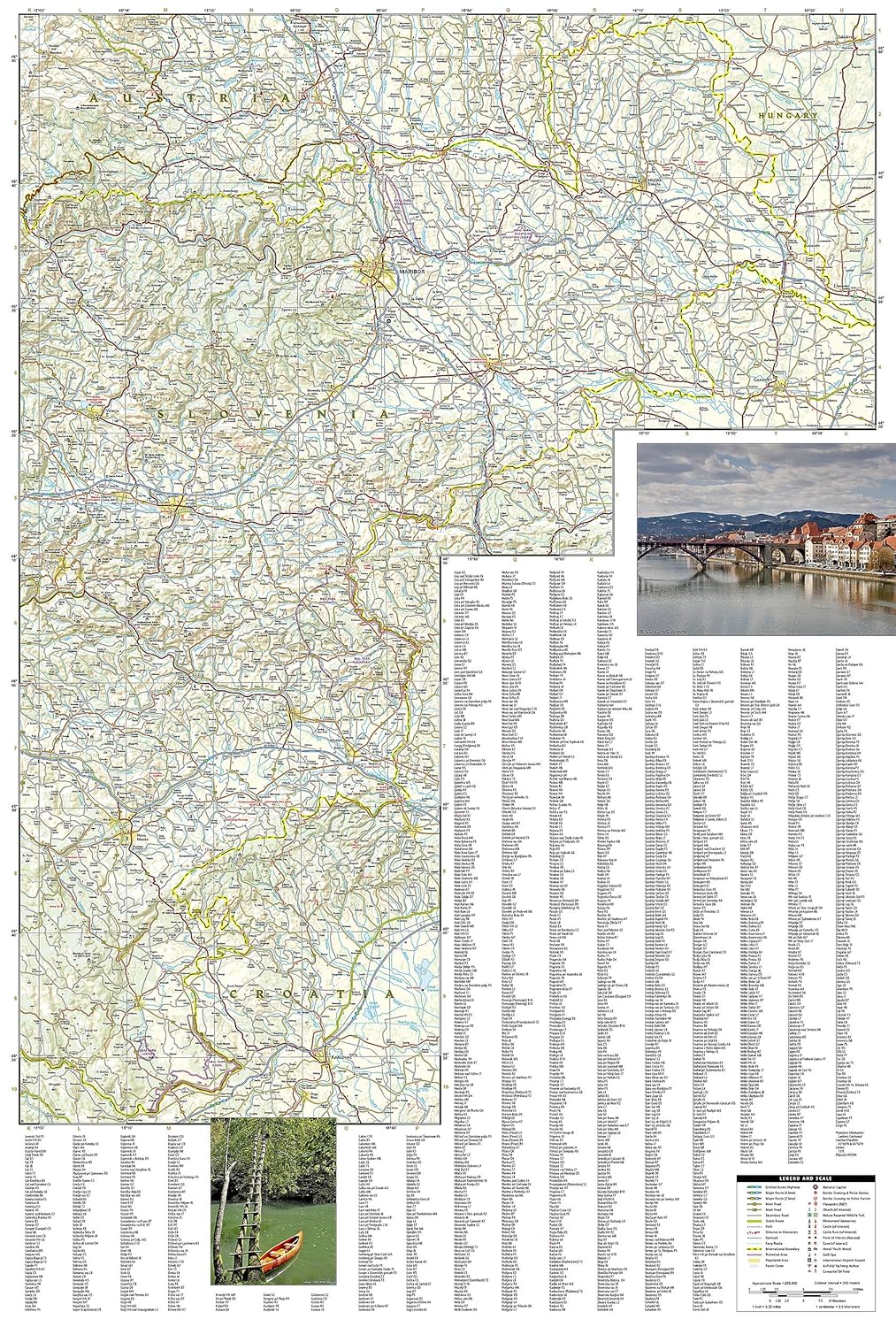 Slovenia National Geographic Folded Map - Image 3