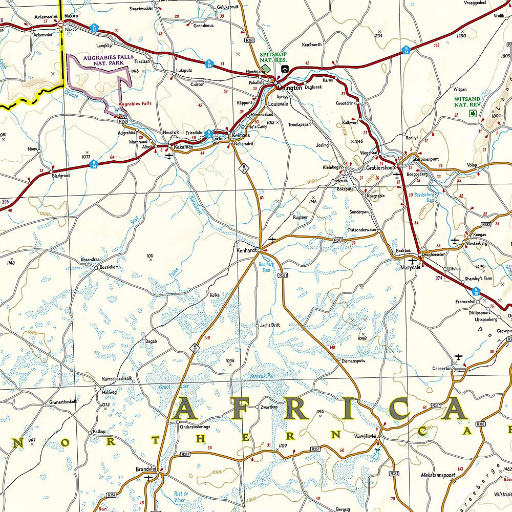 South Africa National Geographic Folded Map - Image 5