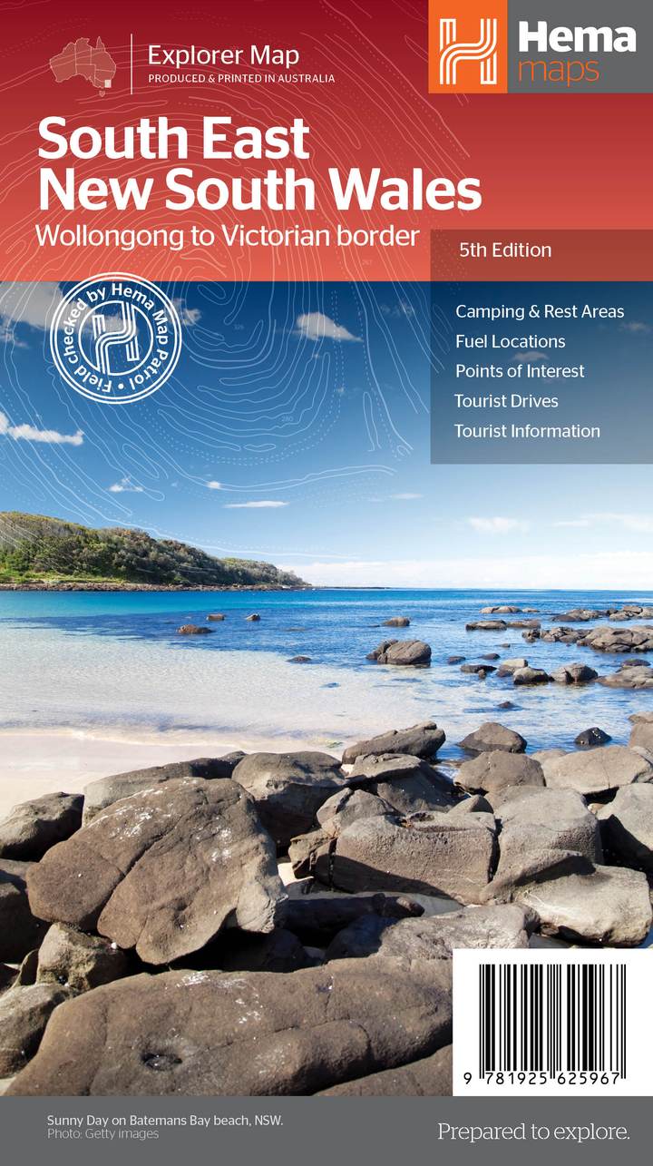 South East New South Wales Hema Map
