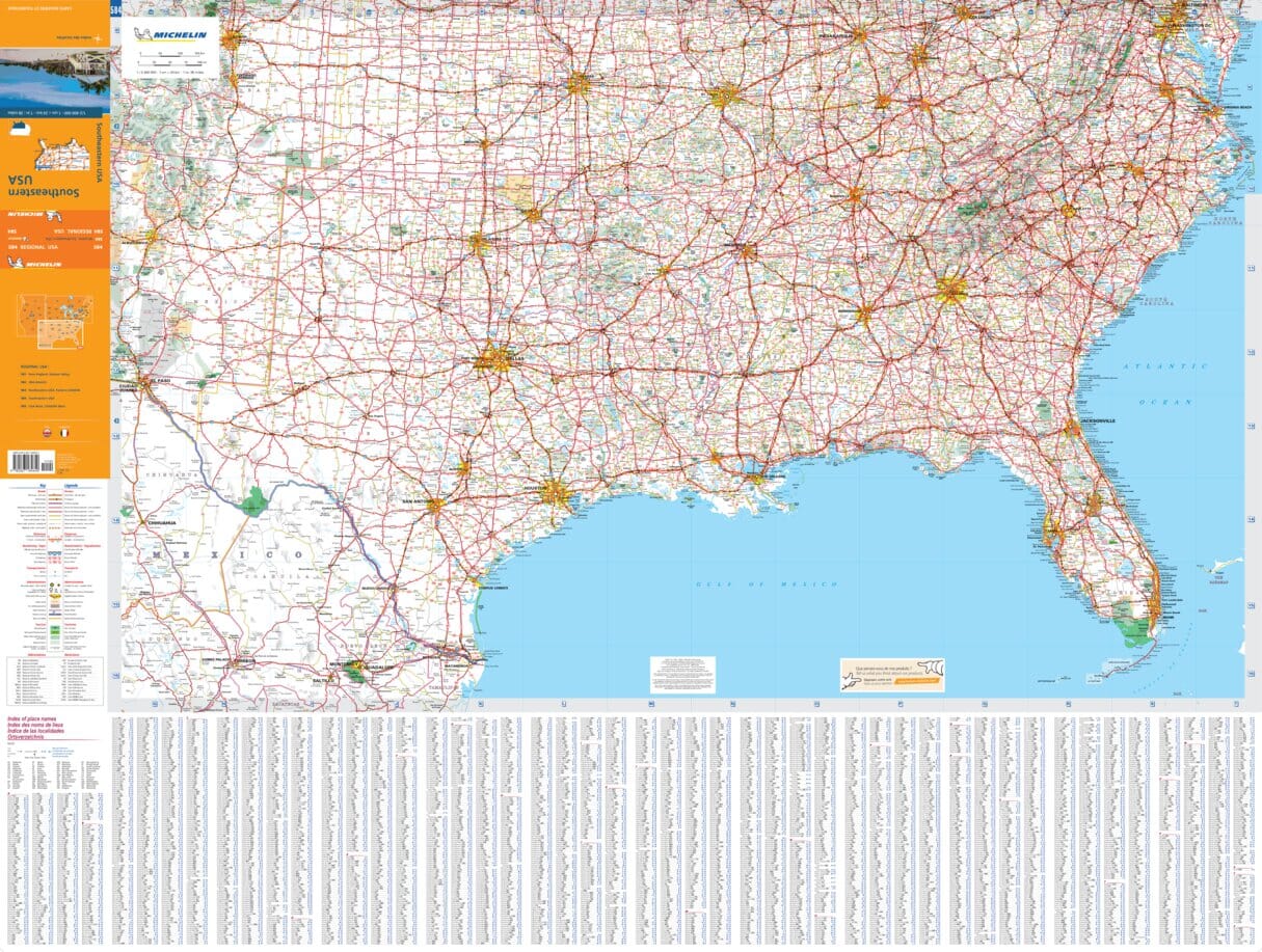 Southeastern USA Michelin Map 584 - Image 4