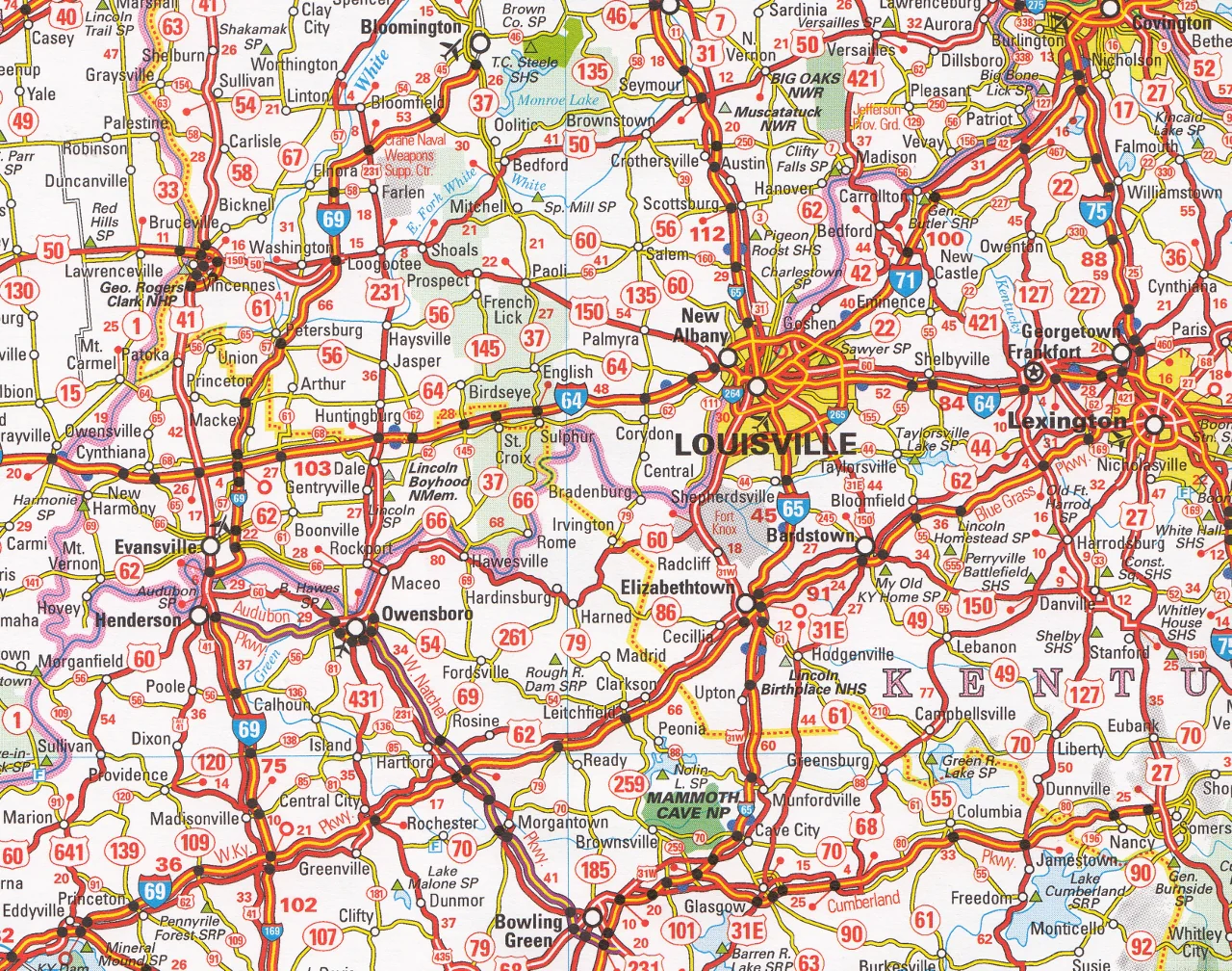 Southeastern USA Michelin Map 584 - Image 6