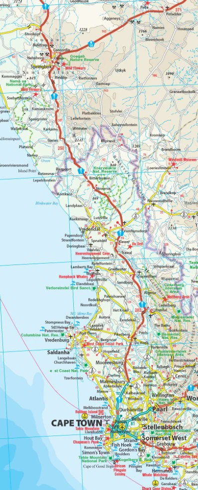 Southern Africa Travel Map – Reise Know-How World Mapping Projec - Image 5