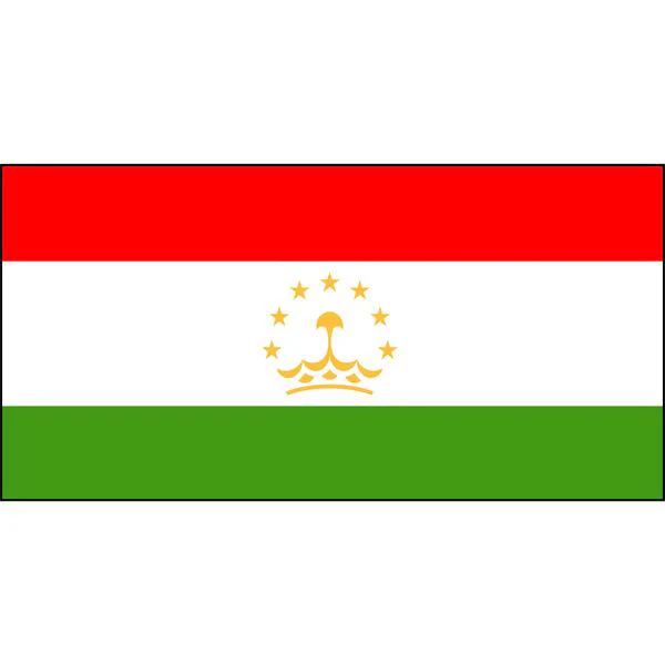 Tajikistan Flag 1800 x 900mm