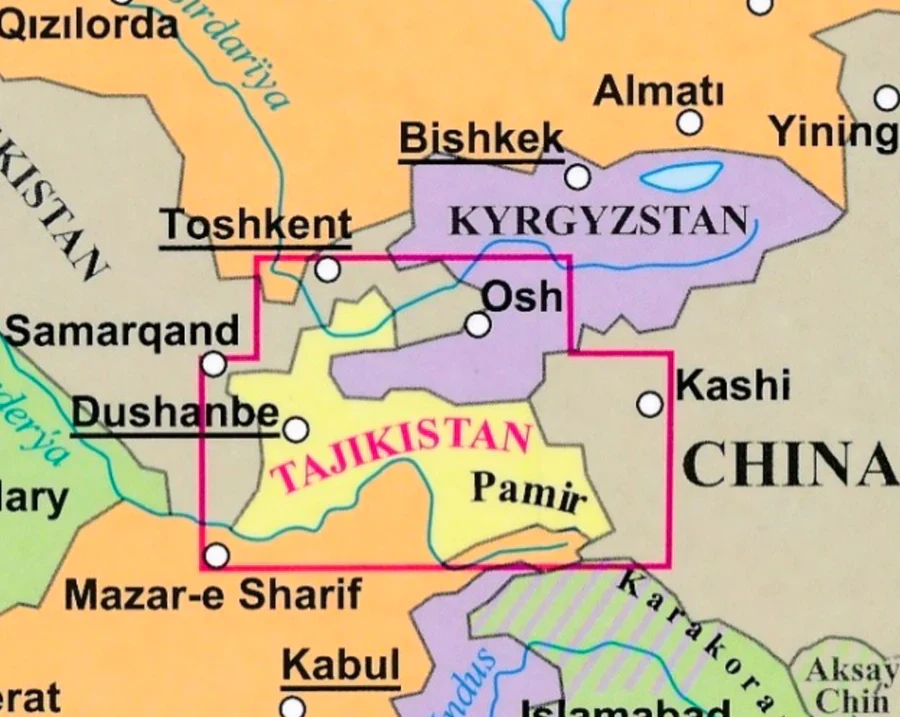 Tajikistan Gizi Maps Folded - Image 2