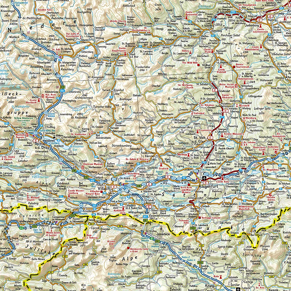 The Alps - Alpine Countries National Geographic Folded Map - Image 4
