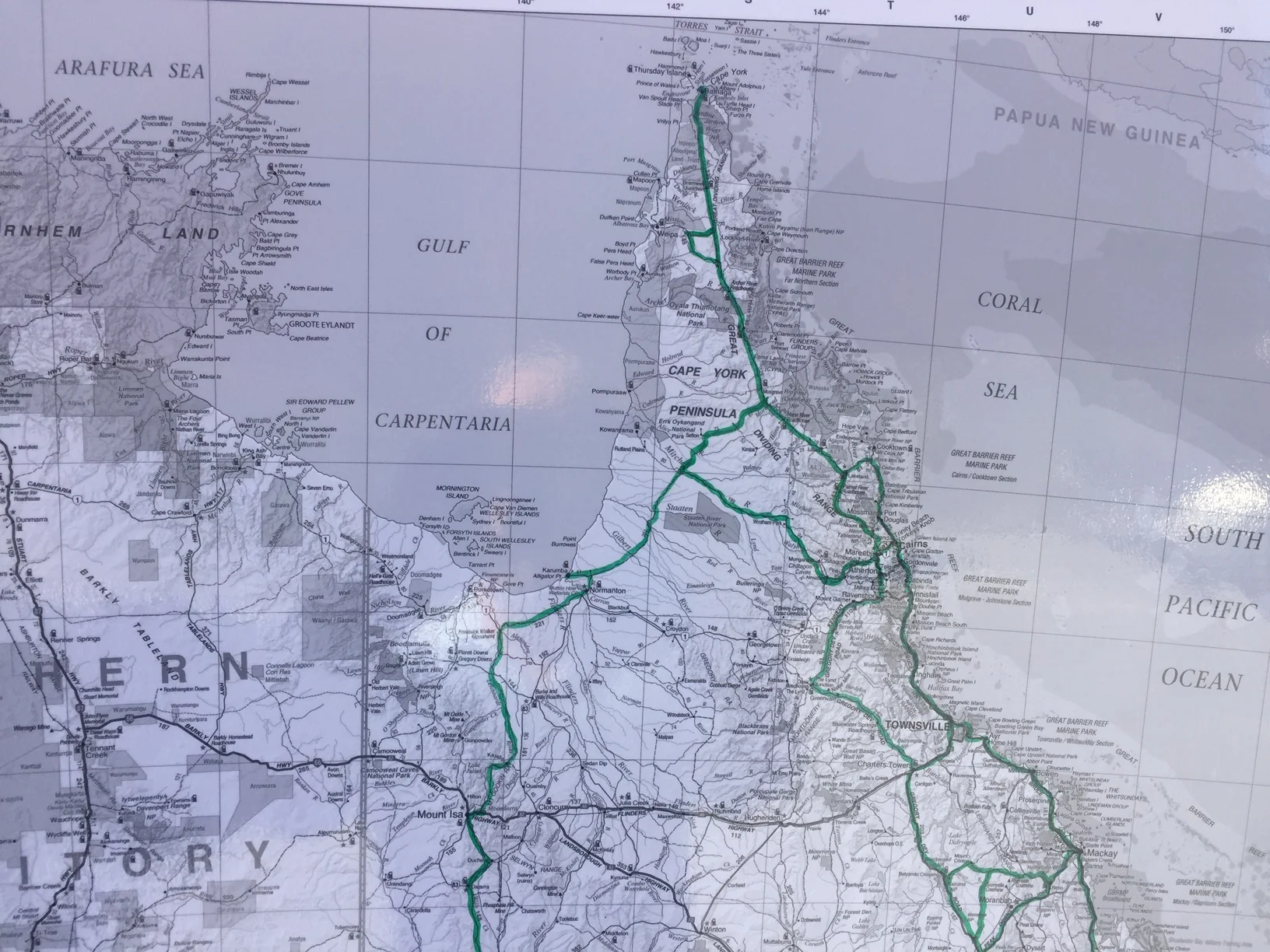 The Trip Tracker Australia Greyscale Large Hema Map 1000 x 875mm - Image 4