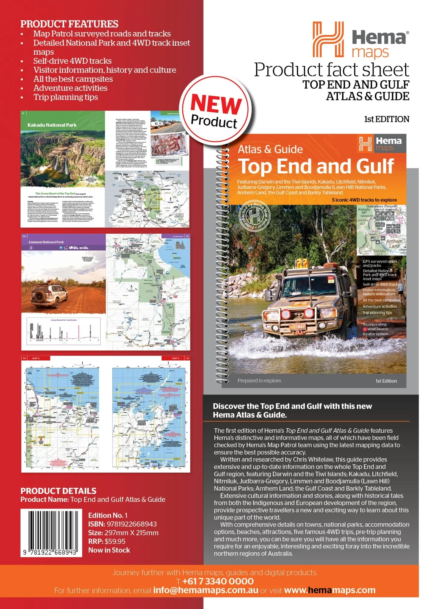 Top End & Gulf Atlas & Guide – Hema Maps (1st Edition) - Image 2