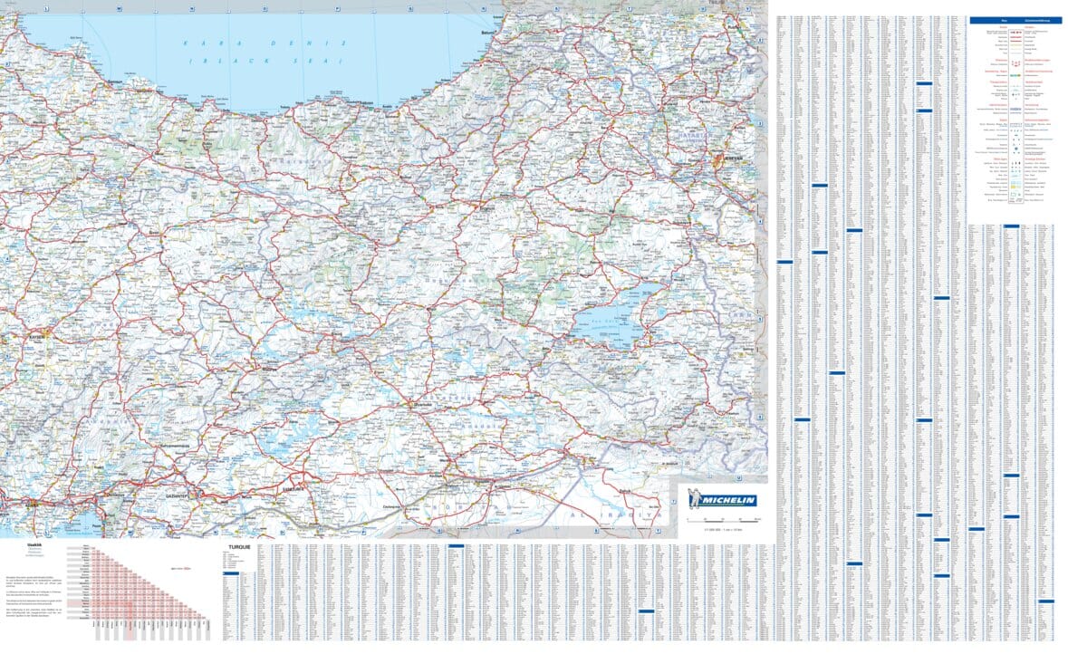 Turkey Michelin Map 758 - Image 3