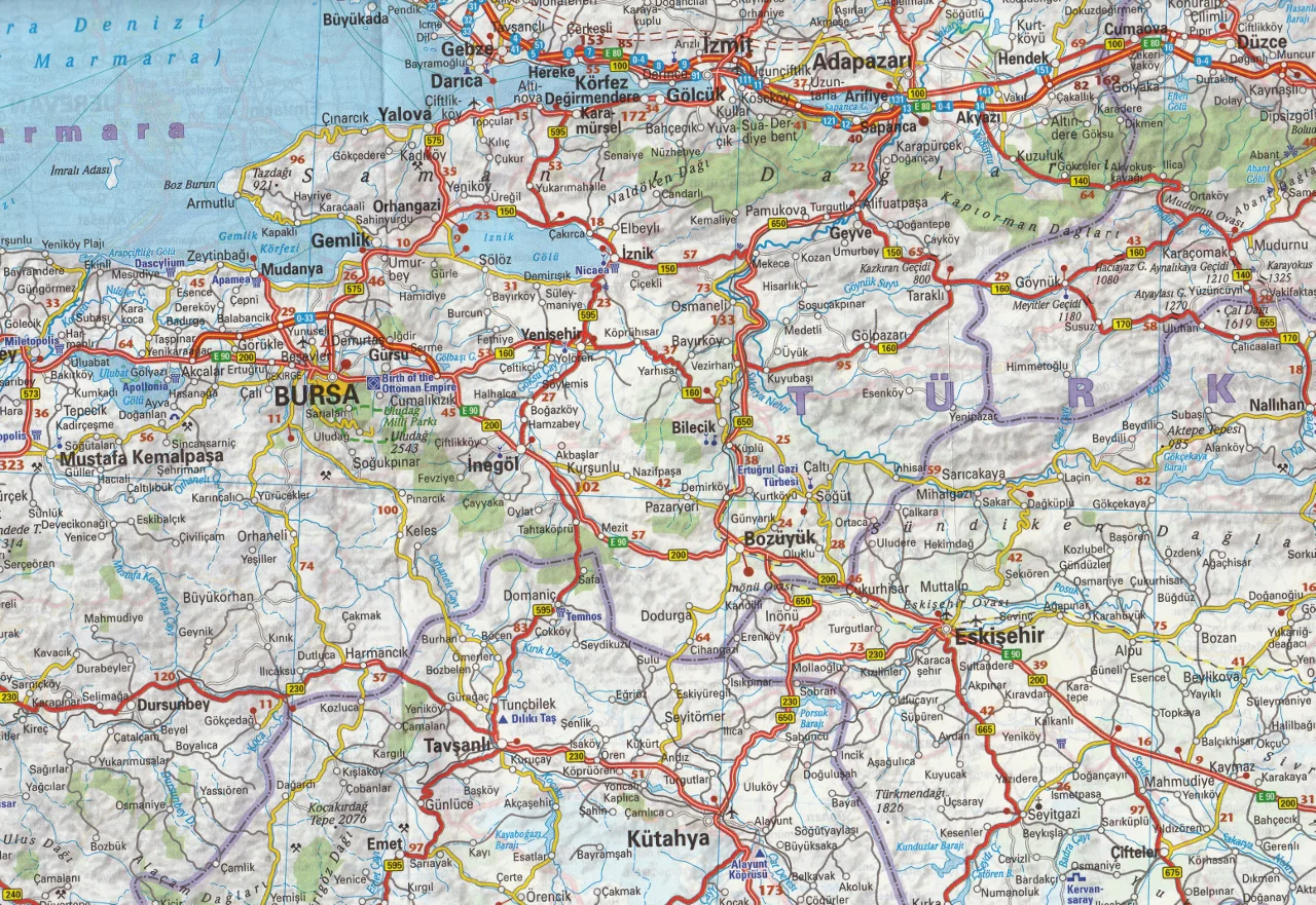 Turkey Michelin Map 758 - Image 4