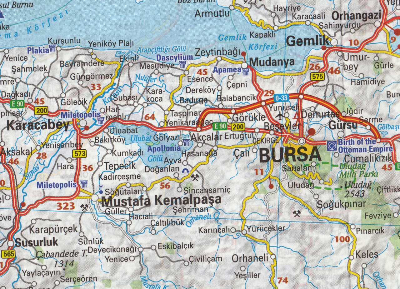 Turkey Michelin Map 758 - Image 5