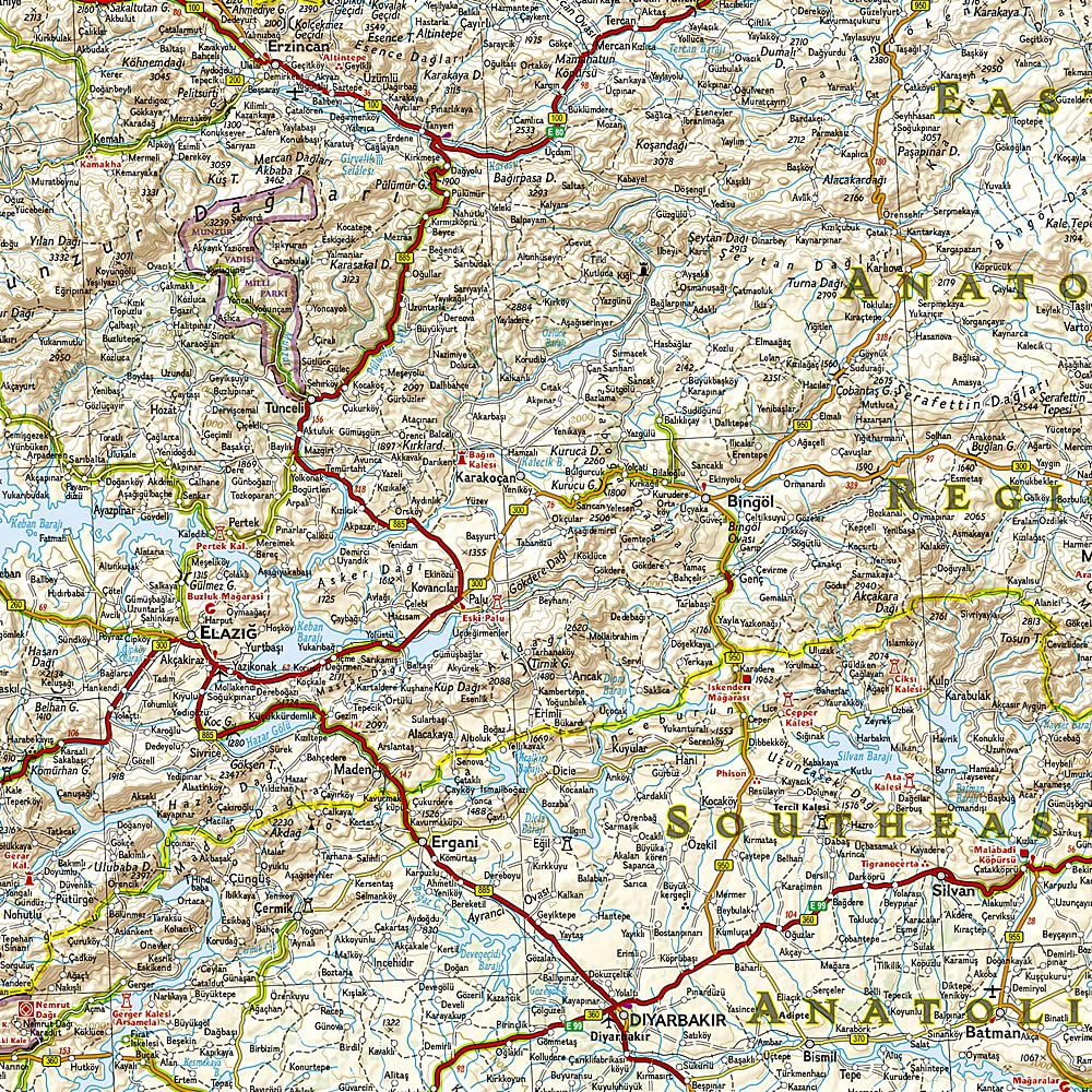 Turkey National Geographic Folded Map - Image 5